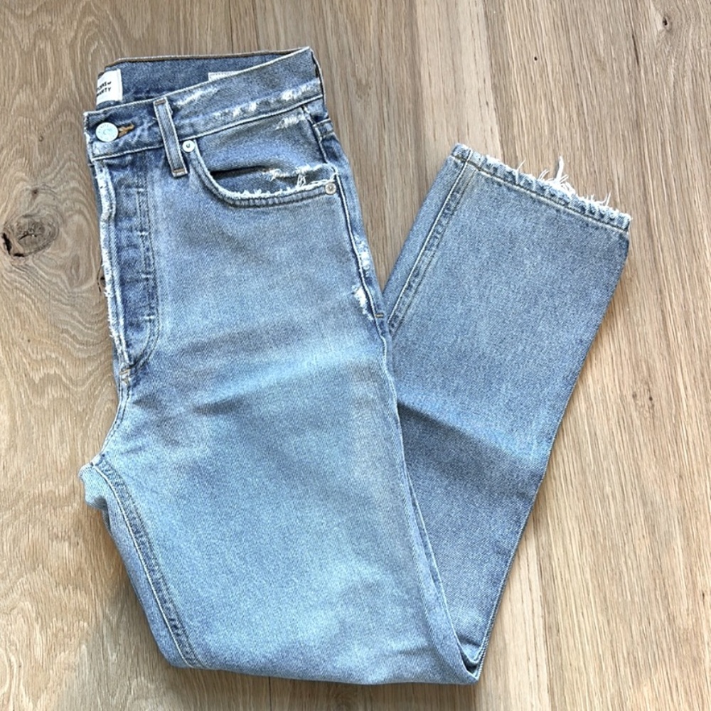 $248 Citizens of Humanity charlotte crop denim jeans 25 - Picture 6 of 12